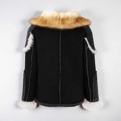 Abrigo de invierno para hombre con cuello grueso y sobredimensionado, chaqueta exterior