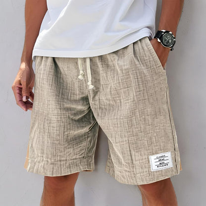 Pantalones cortos casuales de verano para hombre con cordón, pantalones cortos deportivos