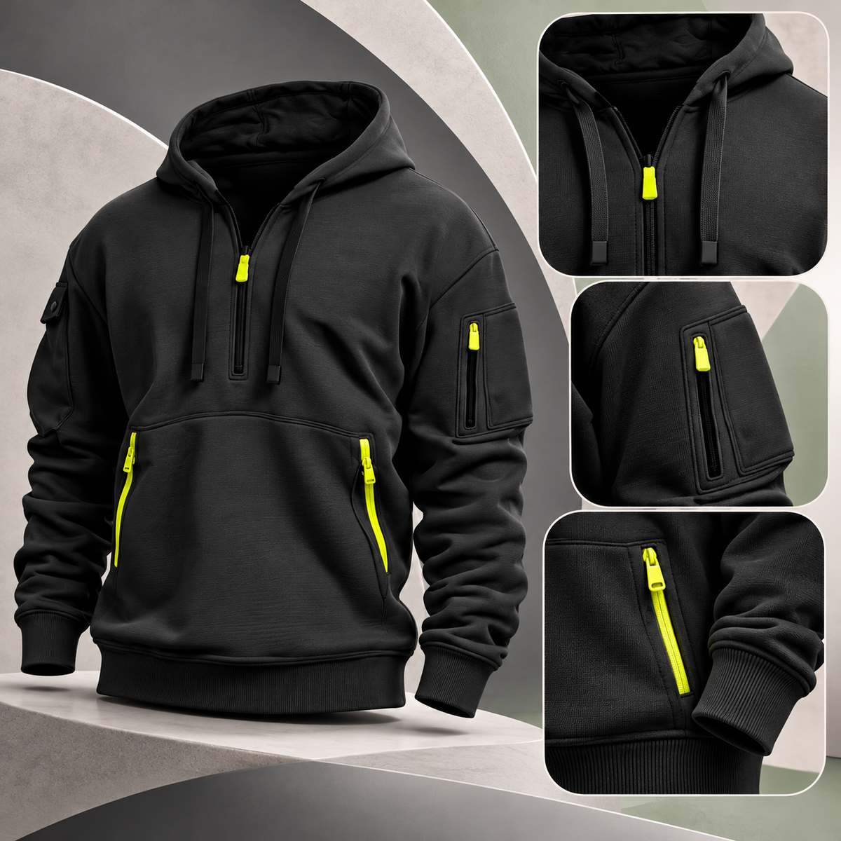 Men's Casual Spring Hoodie | Hooded Sweatshirt