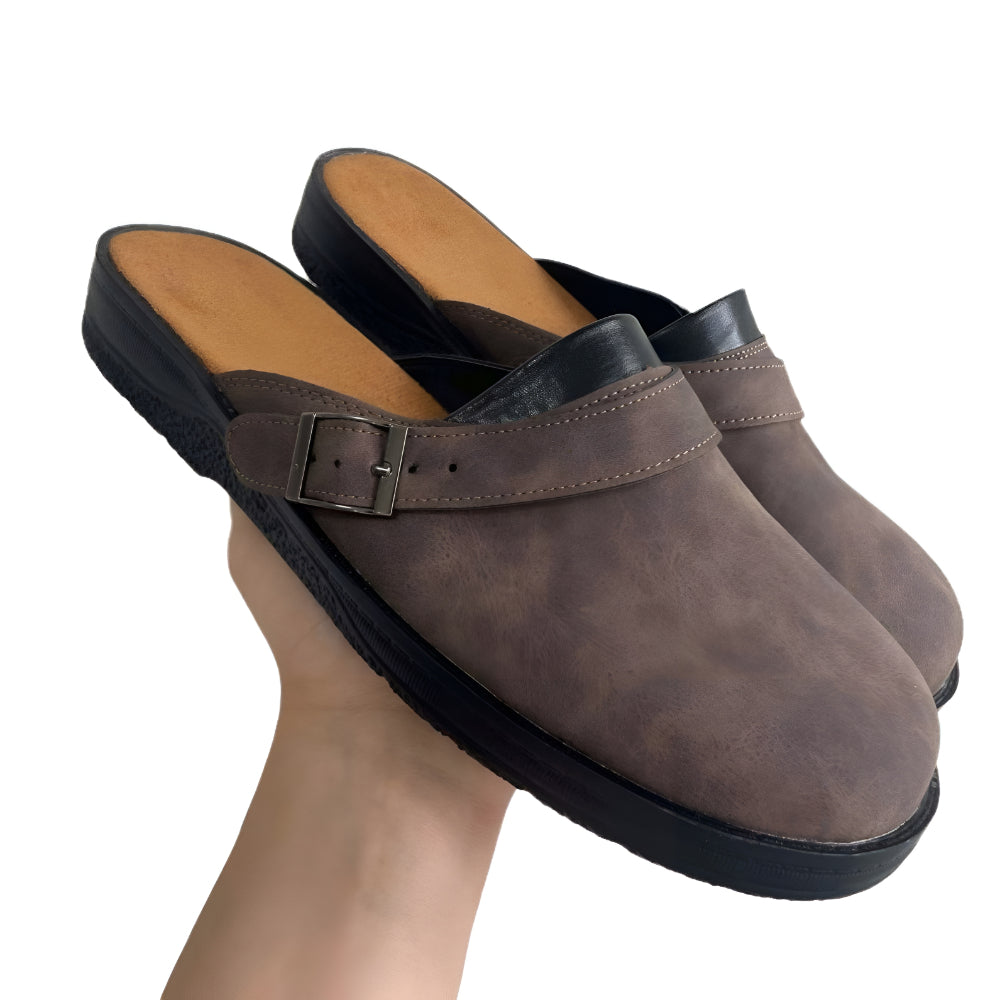 Men's Clogs Casual Buckle Walking Shoes