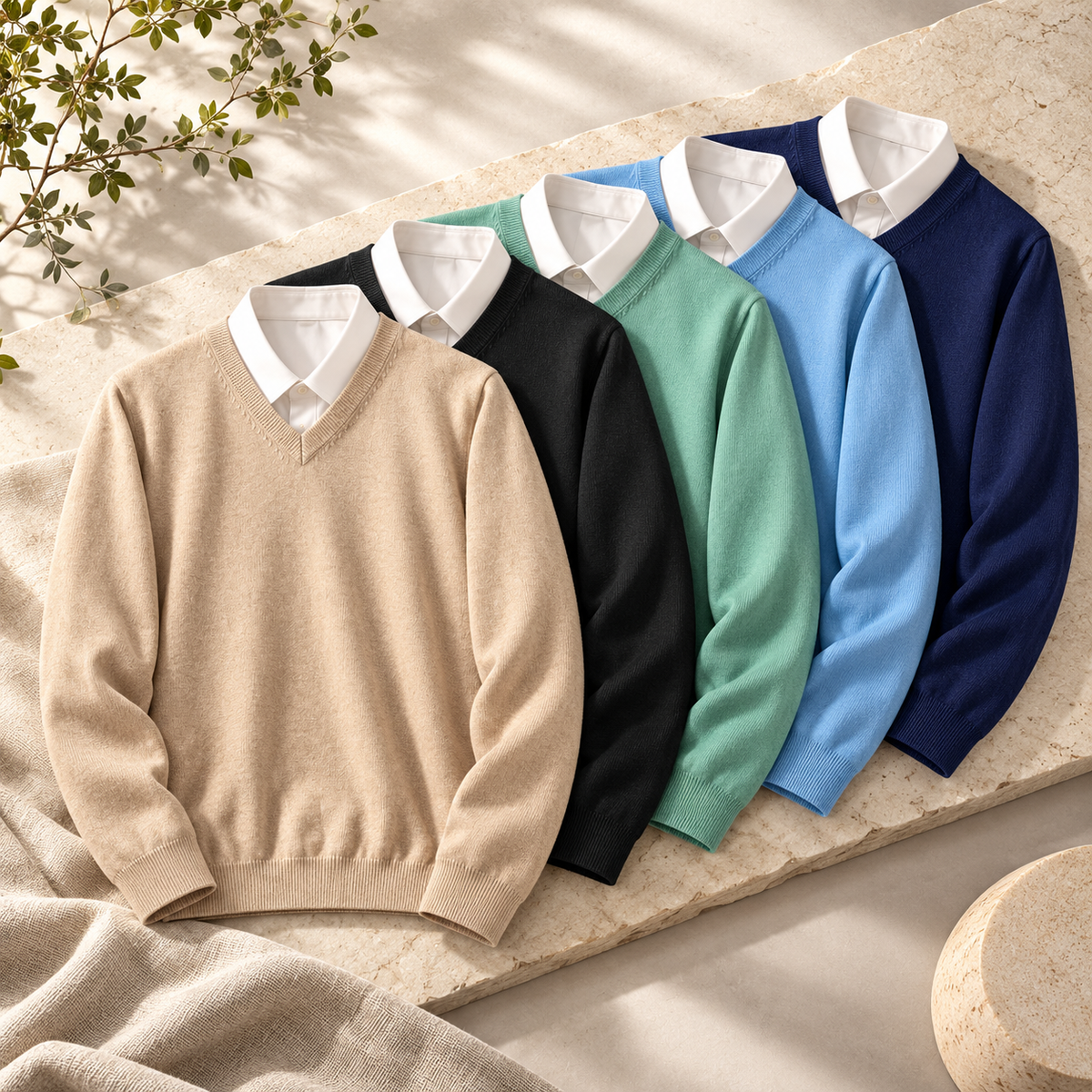 Pullover girocollo da uomo | Maglia casual