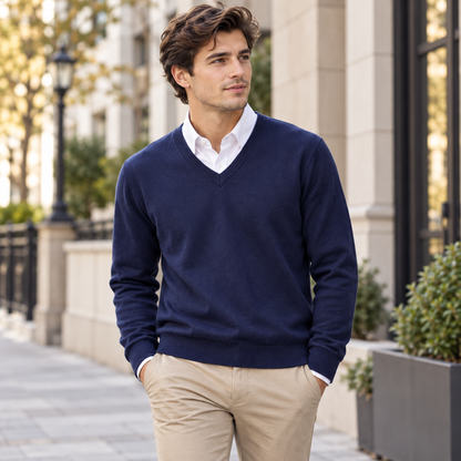 Pullover girocollo da uomo | Maglia casual