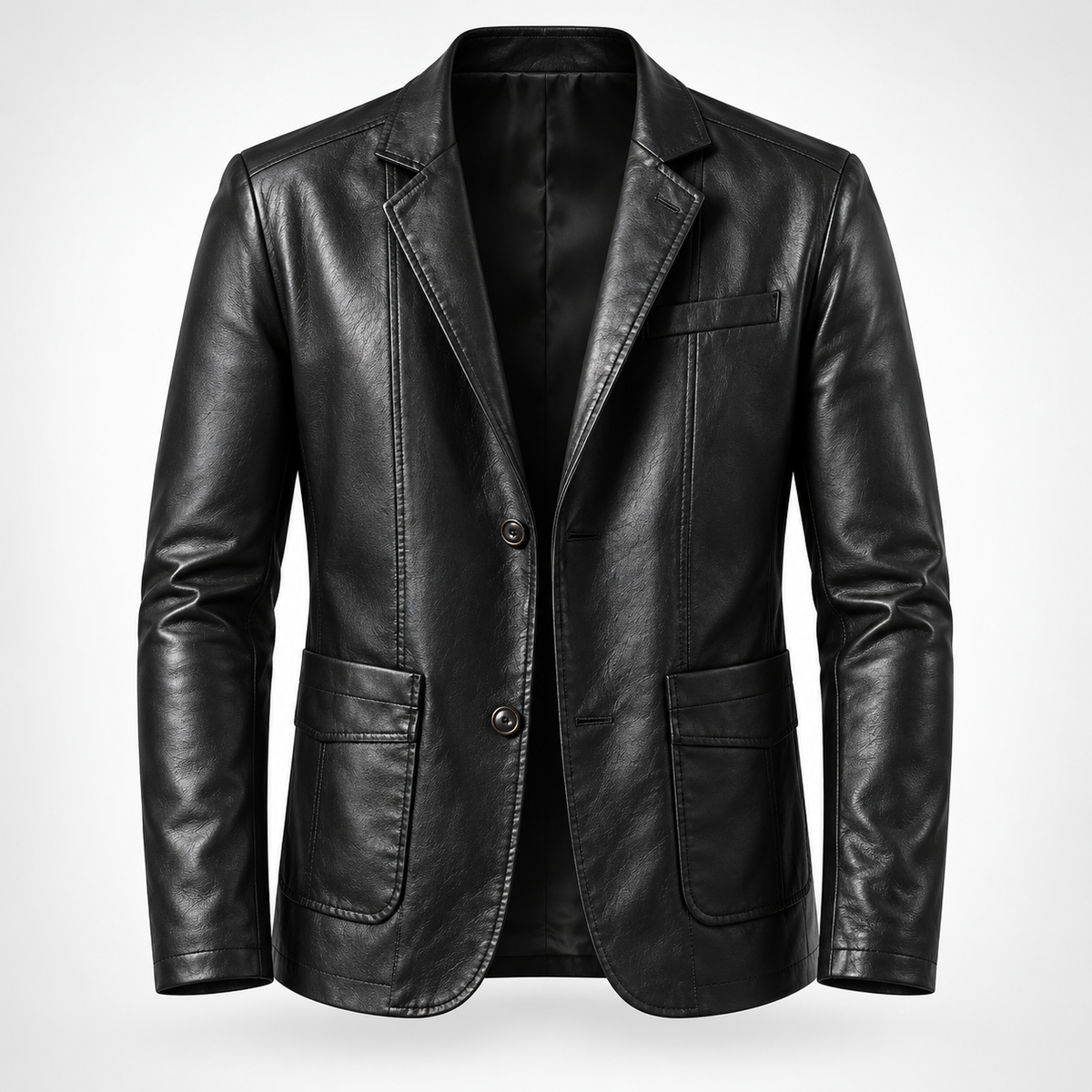 Alsidig blazer til mænd med moderne snit | Blazer i lammeskind