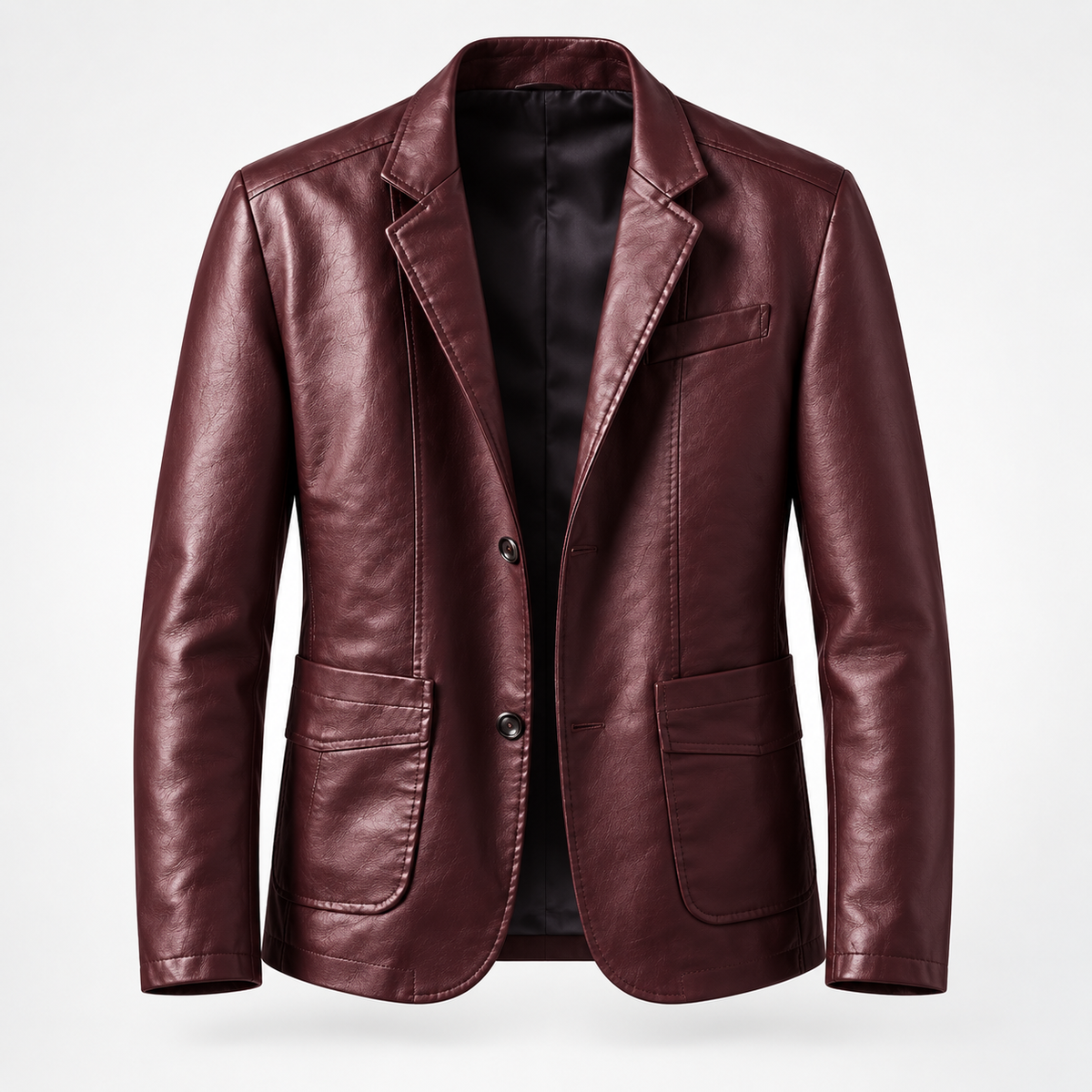 Alsidig blazer til mænd med moderne snit | Blazer i lammeskind