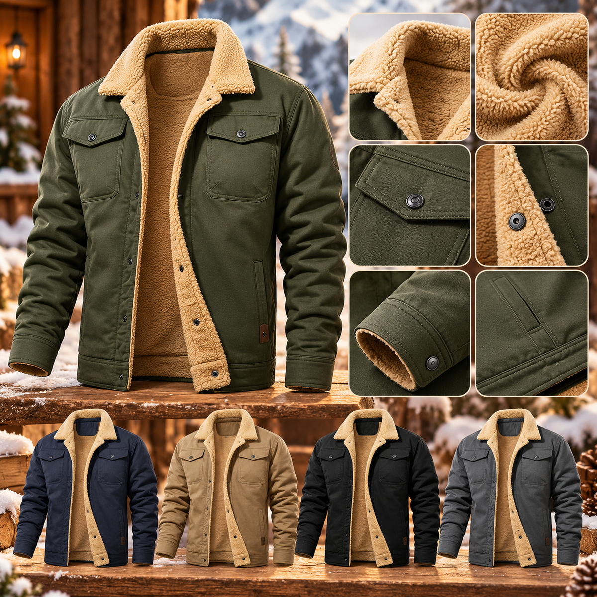 Men's Outdoor Winter Jacket Casual Coat | Warm Outerwear