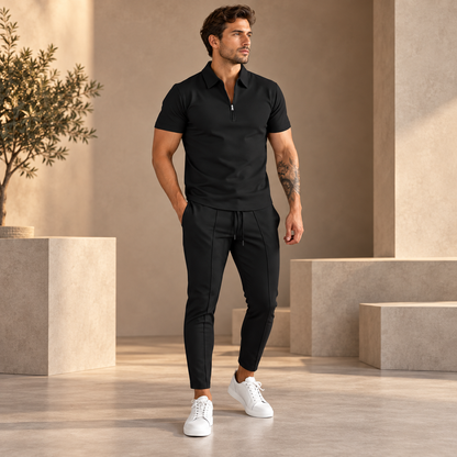 Conjunto de ropa para hombre, camisa informal y pantalones | Conjunto a juego