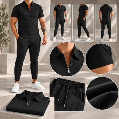 Conjunto de ropa para hombre, camisa informal y pantalones | Conjunto a juego