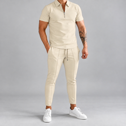 Conjunto de ropa para hombre, camisa informal y pantalones | Conjunto a juego