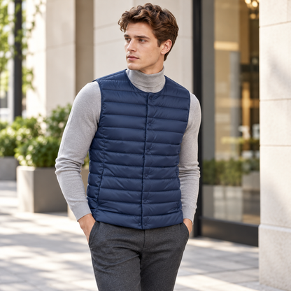 Men's Puffer Vest Ultralight Packable | Versatile Outerwear