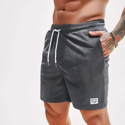 Herren-Shorts mit Kordelzug, lässiger Schnitt, Sommer-Loungeshorts