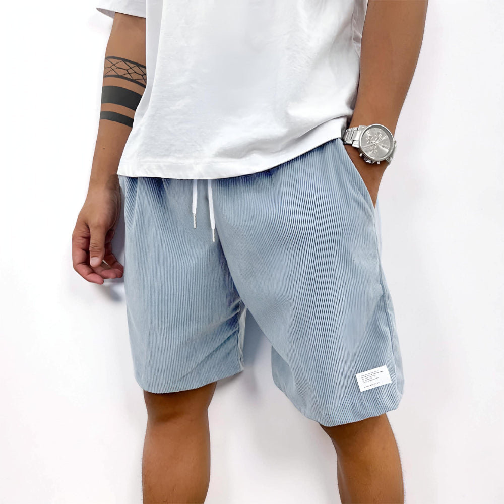 Herren-Shorts mit Kordelzug, lässiger Schnitt, Sommer-Loungeshorts
