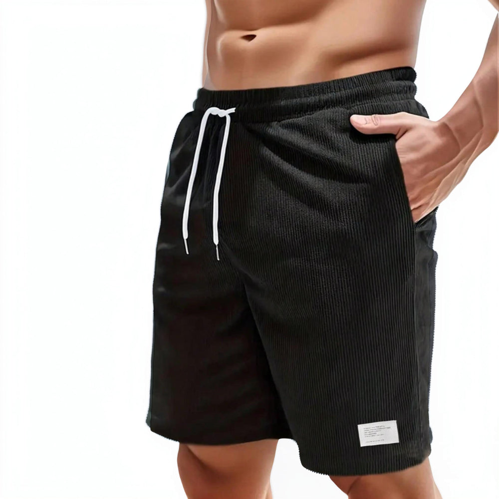 Herren-Shorts mit Kordelzug, lässiger Schnitt, Sommer-Loungeshorts