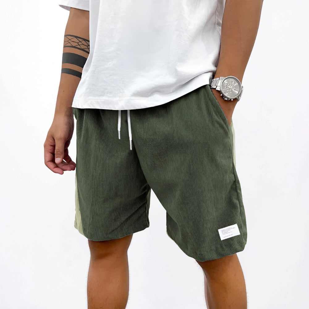 Herren-Shorts mit Kordelzug, lässiger Schnitt, Sommer-Loungeshorts