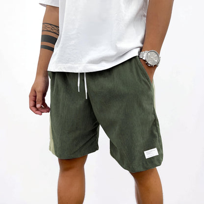 Herren-Shorts mit Kordelzug, lässiger Schnitt, Sommer-Loungeshorts