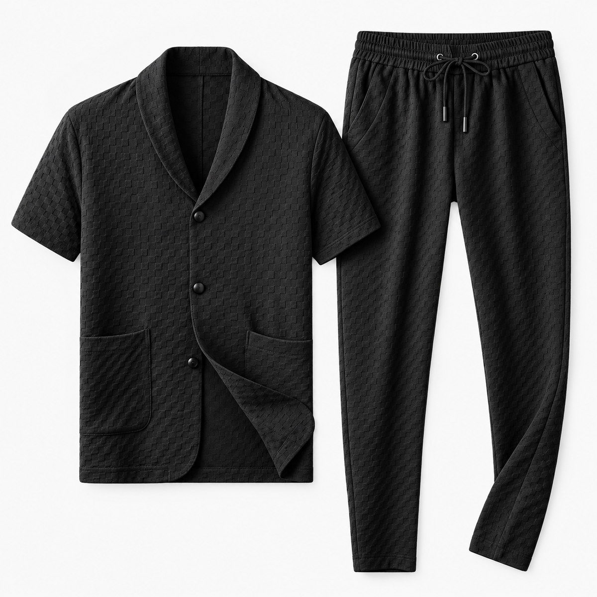 Herren-Sommer-Loungewear-Pyjama-Set | Nachtwäsche