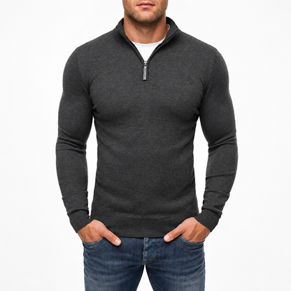 Maglione da uomo alla moda con collo alto | alta moda | abbigliamento casual