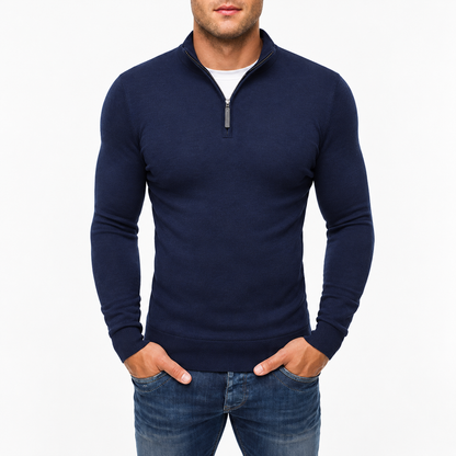 Maglione da uomo alla moda con collo alto | alta moda | abbigliamento casual