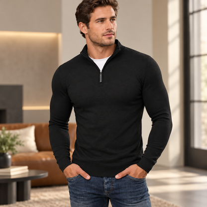 Maglione da uomo alla moda con collo alto | alta moda | abbigliamento casual