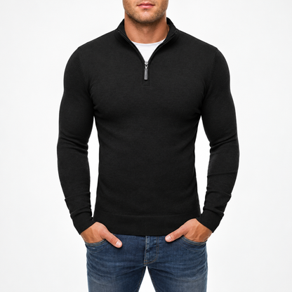 Maglione da uomo alla moda con collo alto | alta moda | abbigliamento casual