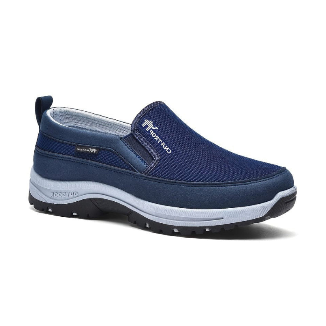 Men's Walking Shoes Slip On Casual Loafers
