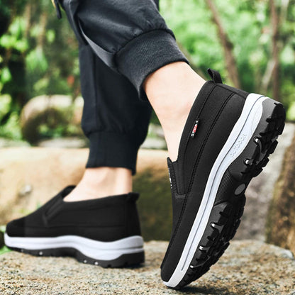 Men's Walking Shoes Slip On Casual Loafers