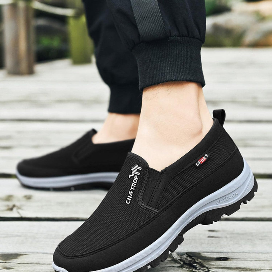Men's Walking Shoes Slip On Casual Loafers