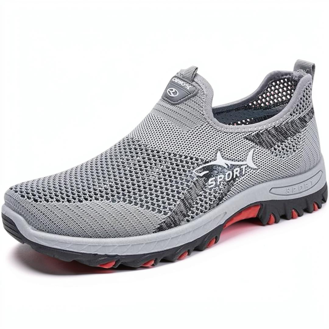 Herresko til gåture slip-on mesh afslappede sneakers