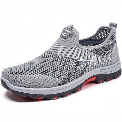 Herresko til gåture slip-on mesh afslappede sneakers