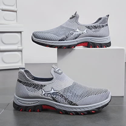 Herresko til gåture slip-on mesh afslappede sneakers