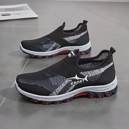 Herresko til gåture slip-on mesh afslappede sneakers