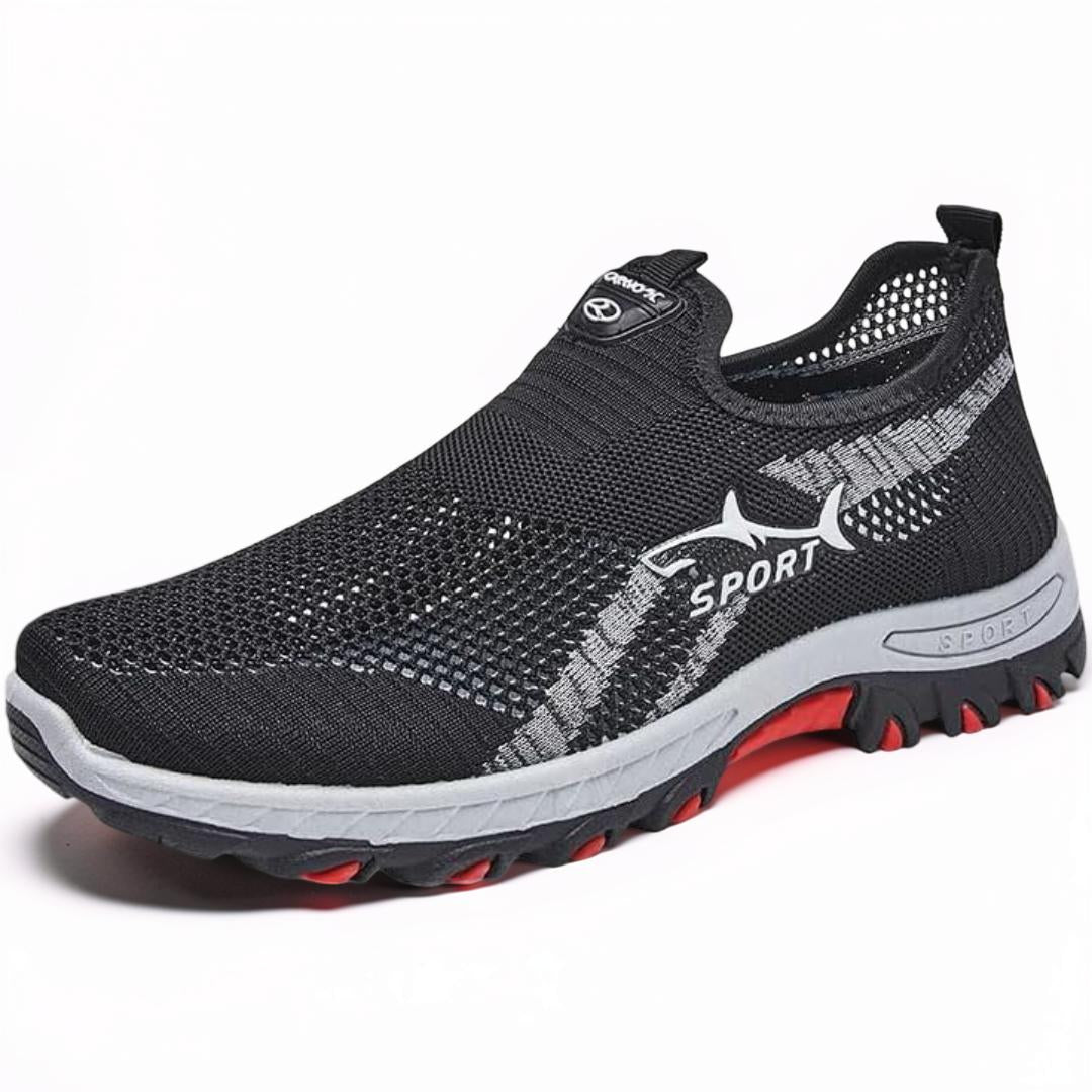 Herresko til gåture slip-on mesh afslappede sneakers