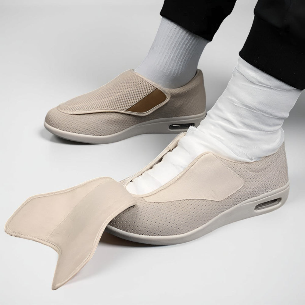 Herres gåsko med bred pasform, slip-on fodtøj