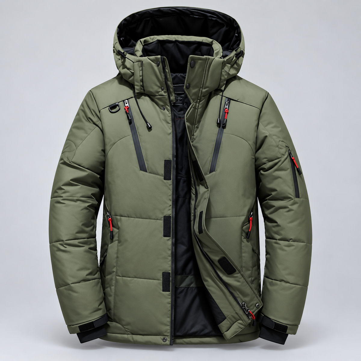 Men's Warm Puffer Winter Insulated Jacket | Outerwear