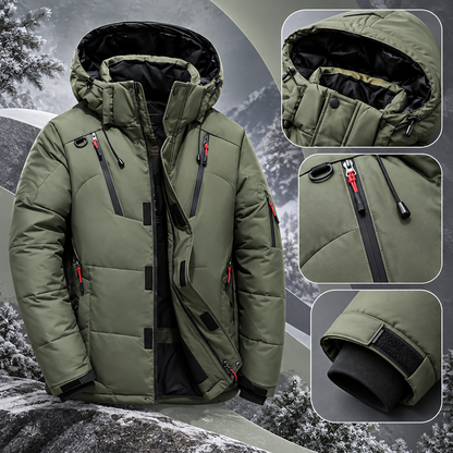 Men's Warm Puffer Winter Insulated Jacket | Outerwear