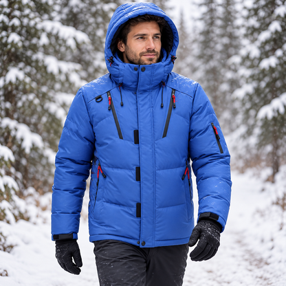 Men's Warm Puffer Winter Insulated Jacket | Outerwear