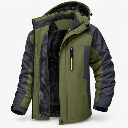 Chaqueta de invierno impermeable y acolchada para hombre | Equipamiento para actividades al aire libre