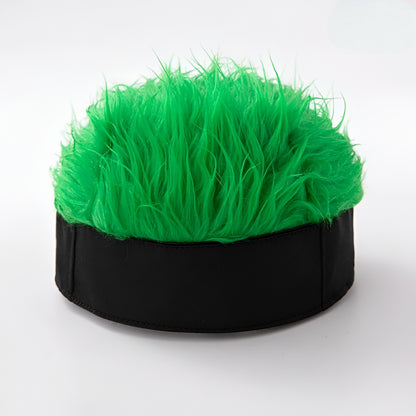Sombrero con peluca para hombre, peluca de disfraz novedosa, gorra para el cabello