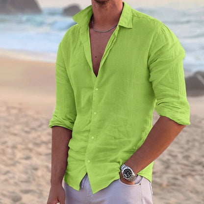 Men's Long Sleeve Shirt Casual | Spring Summer Fashion - Image 13