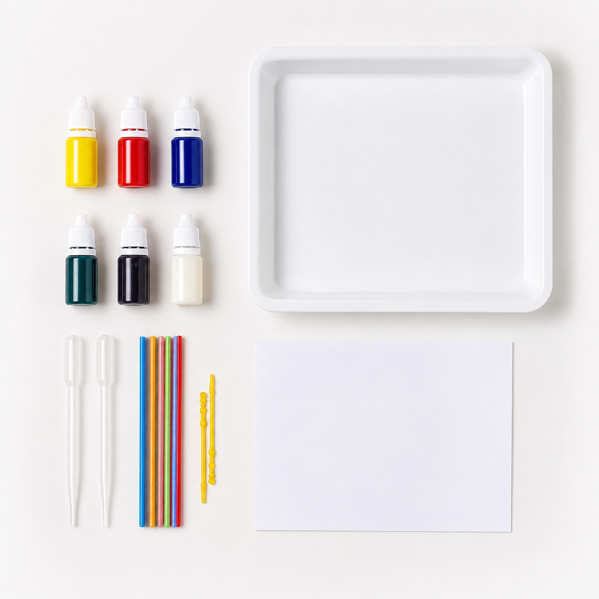 Kit de pintura para marmoleado sin ensuciar, diversión creativa para niños
