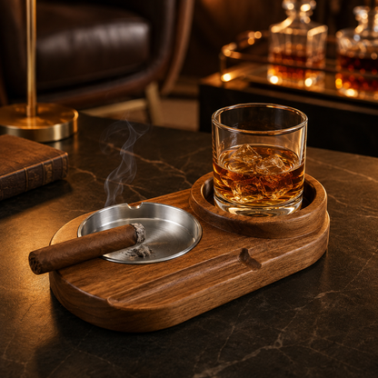 Cenicero con inserto metálico extraíble, diseño para cigarrillos en el hogar