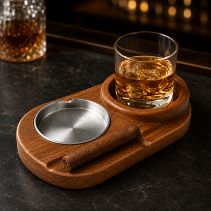 Cenicero con inserto metálico extraíble, diseño para cigarrillos en el hogar