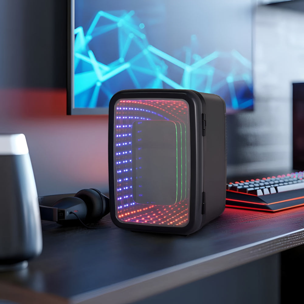 Mini nevera portátil para escritorio, enfriador de bebidas, congelador y almacenamiento