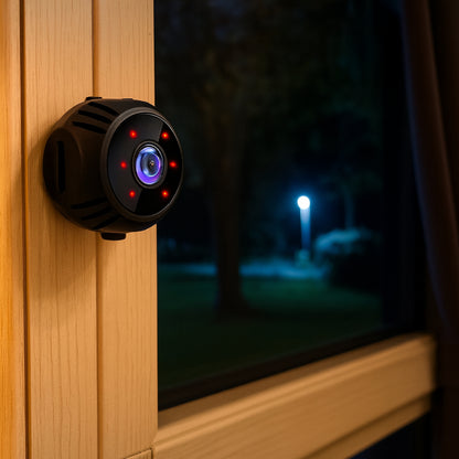 Mini cámara de seguridad Dispositivo con detección de movimiento Visión nocturna WiFi