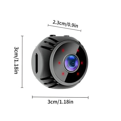 Mini cámara de seguridad Dispositivo con detección de movimiento Visión nocturna WiFi