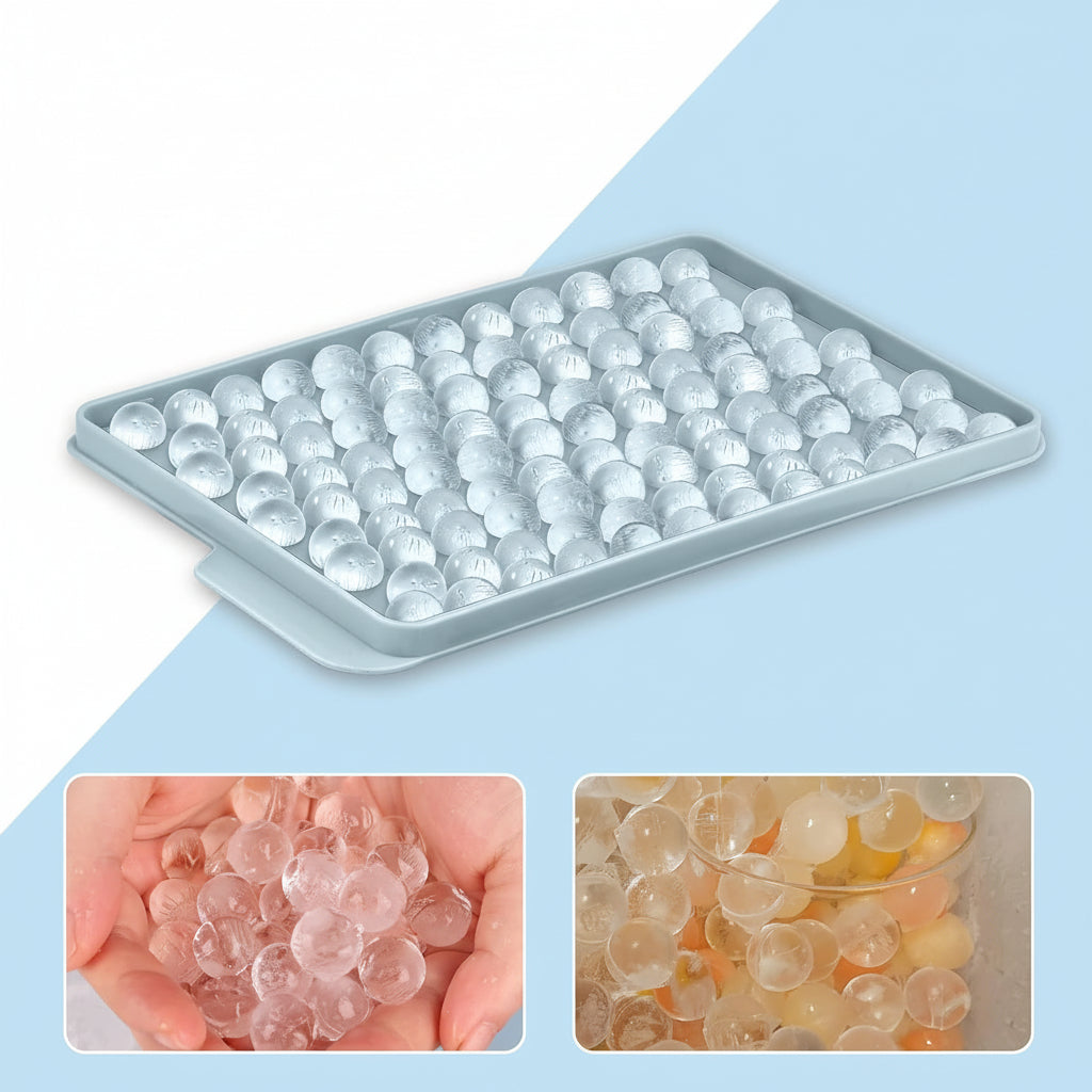 Forma para Cubos de Gelo Mini de Silicone Redonda para Garrafas