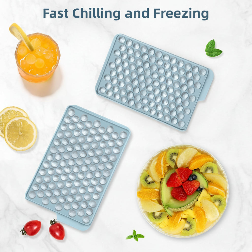Forma para Cubos de Gelo Mini de Silicone Redonda para Garrafas