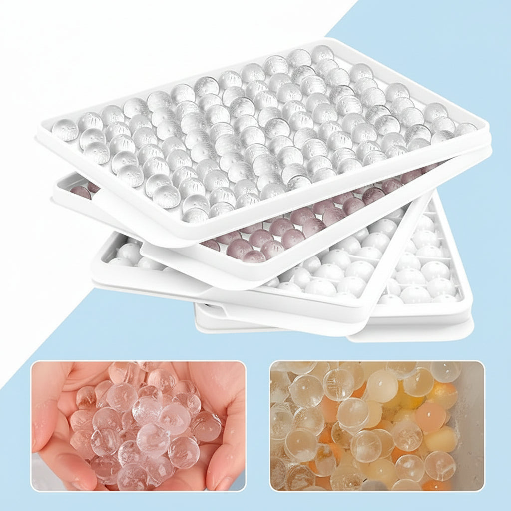 Forma para Cubos de Gelo Mini de Silicone Redonda para Garrafas