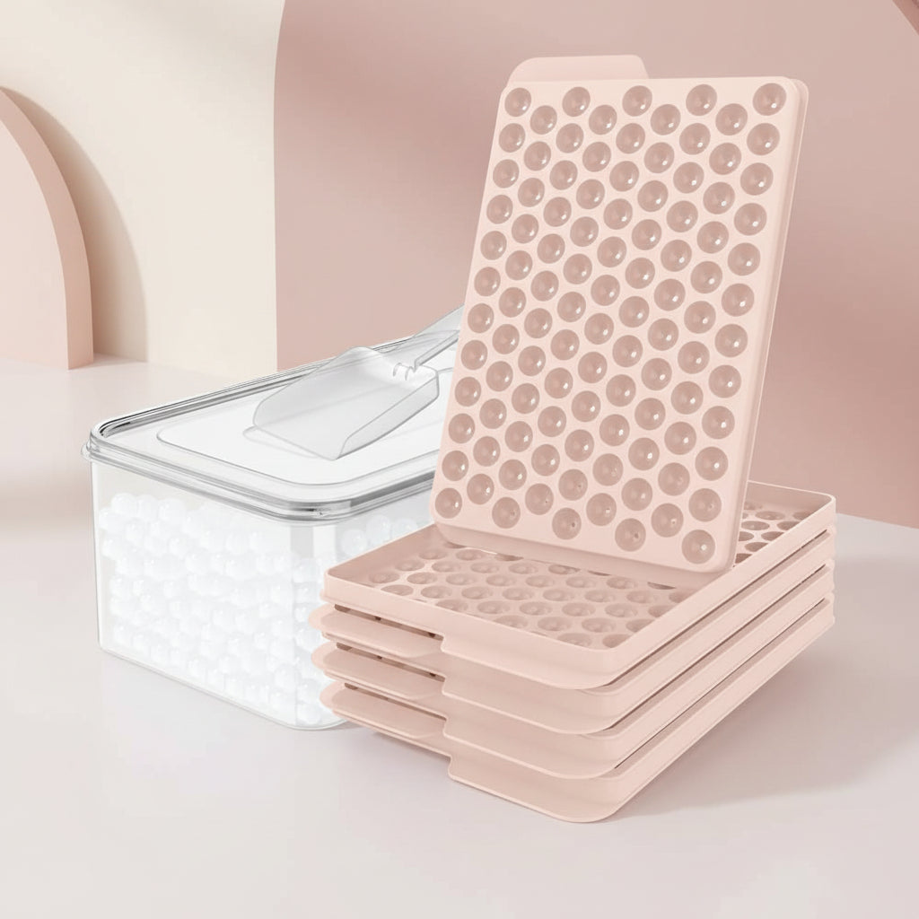 Forma para Cubos de Gelo Mini de Silicone Redonda para Garrafas