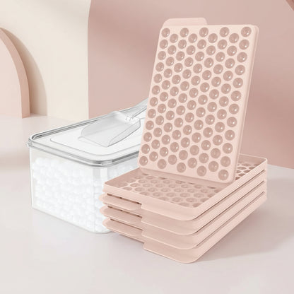 Forma para Cubos de Gelo Mini de Silicone Redonda para Garrafas