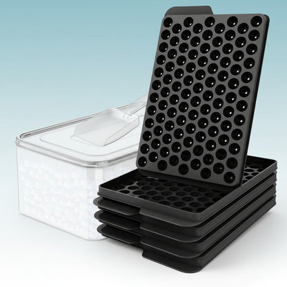 Forma para Cubos de Gelo Mini de Silicone Redonda para Garrafas